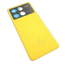 Zadní kryt Xiaomi Poco X6 Pro Yellow / žlutý, Originál