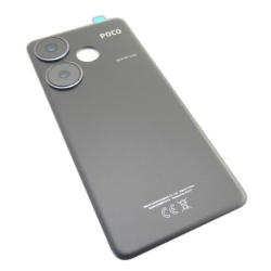 Zadní kryt Xiaomi Poco F6 Black / černý + sklíčko kamery, Originál
