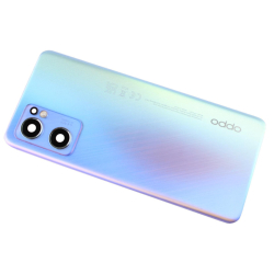 Zadní kryt Oppo Reno7 5G Blue / modrý + sklíčko kamery, Originál - SWAP