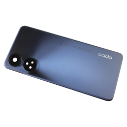 Zadní kryt Oppo Reno 8T 4G Black / černý + sklíčko kamery, Originál - SWAP
