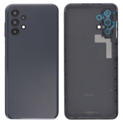 Zadní kryt Samsung A135 Galaxy A13 4G, A137 A13S Black / černý + sklíčko kamery, Originál