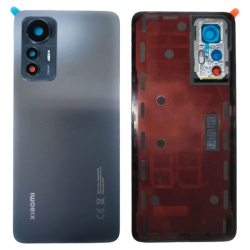 Zadní kryt Xiaomi 12 Lite Black / černý + sklíčko kamery, Originál