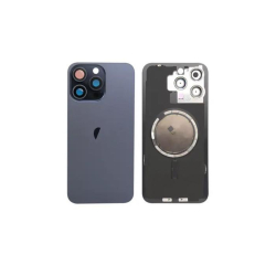 Zadní kryt Apple iPhone 15 Pro Max Titanium Blue / modrý + sklíčko kamery + magnet, Origin