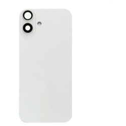 Zadní kryt Apple iPhone 16 White / bílý + sklíčko kamery + magnet, Originál