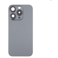 Zadní kryt Apple iPhone 16 Pro Titanium Black / černý + sklíčko kamery + magnet, Originál