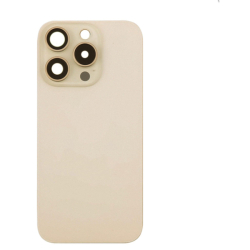 Zadní kryt Apple iPhone 16 Pro Titanium cream + sklíčko kamery + magnet, Originál