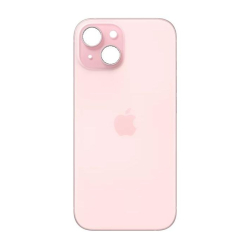 Zadní kryt Apple iPhone 15 Pink / růžový - větší otvor pro sklíčko kamery, Originál