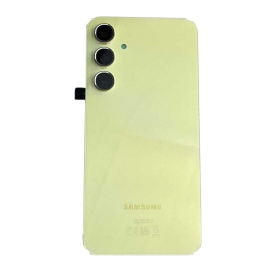 Zadní kryt Samsung A356 Galaxy A35 5G Yellow / žlutý + sklíčko kamery, Originál