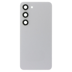 Zadní kryt Samsung S911 Galaxy S23 Cream / bílý + sklíčko kamery, Originál