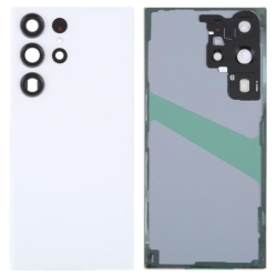 Zadní kryt Samsung S918 Galaxy S23 Ultra Cream / bílý + sklíčko kamery, Originál
