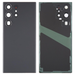 Zadní kryt Samsung S918 Galaxy S23 Ultra Phantom black / černý + sklíčko kamery, Originál