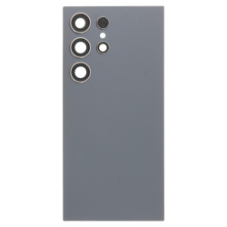 Zadní kryt Samsung S928B Galaxy S24 Ultra 5G Titanium black / černý + sklíčko kamery, Orig