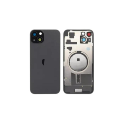 Zadní kryt Apple iPhone 15 Plus Black / černý + sklíčko kamery + magnet, Originál