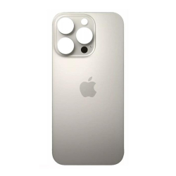 Zadní kryt Apple iPhone 16 Pro Silver / stříbrný - větší otvor pro sklíčko kamery, Originá