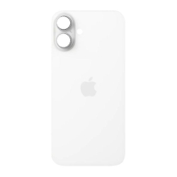 Zadní kryt Apple iPhone 16 Plus White / bílý - větší otvor pro sklíčko kamery, Originál