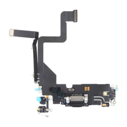 Flex kabel Apple iPhone 14 Pro + Lightning konektor Space Black / černý, Originál
