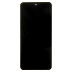 Přední kryt Xiaomi Redmi Note 12 Pro 5G Black / černý + LCD + dotyková deska, Originál