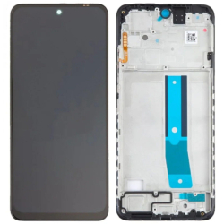 Přední kryt Xiaomi Redmi Note 12S Black / černý + LCD + dotyková deska, Originál