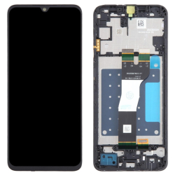 Přední kryt Samsung A057 Galaxy A05s Black / černý + LCD + dotyková deska, Originál
