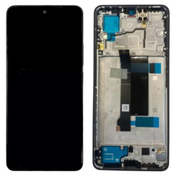 Přední kryt Xiaomi Redmi Note 13 Pro 5G, Poco X6 Midnight black + LCD + dotyk, Originál