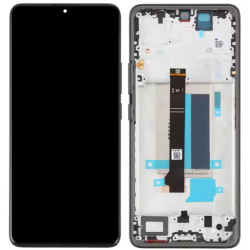 Přední kryt Xiaomi Redmi Note 13 Pro+ 5G Midnight black + LCD + dotyková deska, Originál