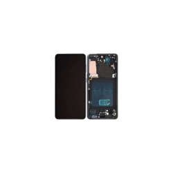 Přední kryt Samsung G991 Galaxy S21 5G Phantom Grey / šedý + LCD + dotyková deska, Originá