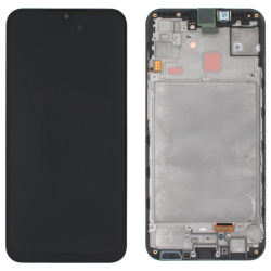 Přední kryt Samsung A155 Galaxy A15 4G, A156 Black / černý + LCD + dotyková deska, Originá