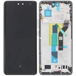 Přední kryt Xiaomi 13 Lite Black / černý + LCD + dotyková deska, Originál
