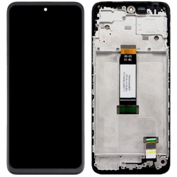 Přední kryt Xiaomi Redmi 13 4G, Redmi 13 5G Black / černý + LCD + dotyková deska, Originál
