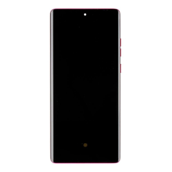 Přední kryt Motorola Edge 50 Fusion Hot Pink / růžový + LCD + dotyková deska, Originál