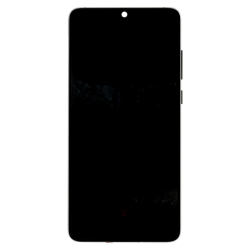 Přední kryt Huawei P30 Black / černý + LCD + dotyková deska, Originál - BEZ otisku