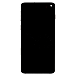 Přední kryt Samsung G973 Galaxy S10 Black / černý + LCD + dotyková deska, Originál