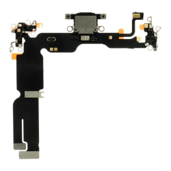 Flex kabel Apple iPhone 15 Plus + Lightning konektor Black / černý, Originál