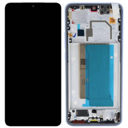 Přední kryt Xiaomi 13T, 13T Pro Blue / modrý + LCD + dotyková deska, Originál