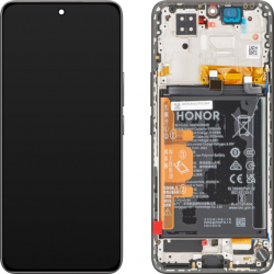 Přední kryt Huawei Honor 200 Black / černý + LCD + dotyková deska, Originál