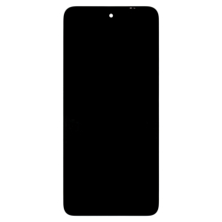 Přední kryt Motorola Moto G35 Black / černý + LCD + dotyková deska, Originál