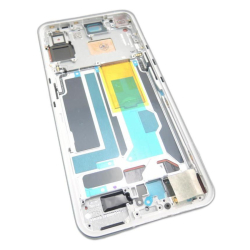 Přední kryt Nothing Phone 1 Silver / stříbrný + LCD + dotyková deska, Originál