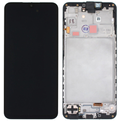 Přední kryt Samsung A166 Galaxy A16 5G Black / černý + LCD + dotyková deska, Originál