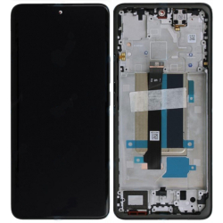 Přední kryt Xiaomi Redmi Note 13 Pro+ 5G Black / černý + LCD + dotyková deska, Originál