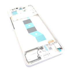 Přední kryt Xiaomi Redmi Note 14 5G Purple / fialový + LCD + dotyková deska, Originál