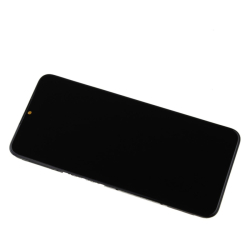 Přední kryt Oppo A77 5G Black / černý + LCD + dotyková deska, Originál