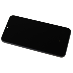 Přední kryt Samsung A346 Galaxy A34 5G Black / černý + LCD + dotyková deska, Originál