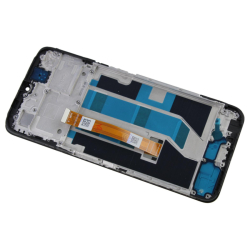 Přední kryt Oppo A78 5G Black / černý + LCD + dotyková deska, Originál