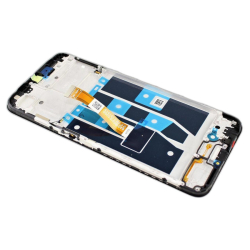 Přední kryt Oppo A54s Black / černý + LCD + dotyková deska, Originál