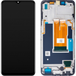 Přední kryt Realme 9i 5G Black / černý + LCD + dotyková deska, Originál