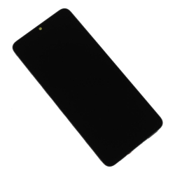 Přední kryt Samsung A055 Galaxy A05 Black / černý + LCD + dotyková deska, Originál