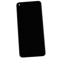 Přední kryt Realme 6S Black / černý + LCD + dotyková deska, Originál