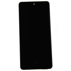 Přední kryt Samsung M556 Galaxy M55 Black / černý + LCD + dotyková deska, Originál