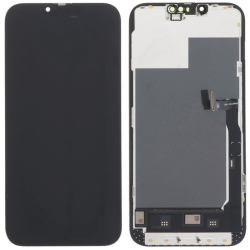 Přední kryt Apple iPhone 13 Pro Max Black / černý + LCD + dotyk - HARD OLED, Originál
