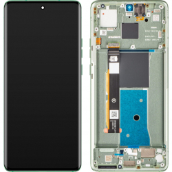 Přední kryt Motorola Edge 40 Nebula Green / zelený + LCD + dotyková deska, Originál